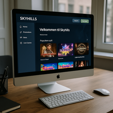 Skyhills Casino - Desktop Platform Interface - Intuitive Design